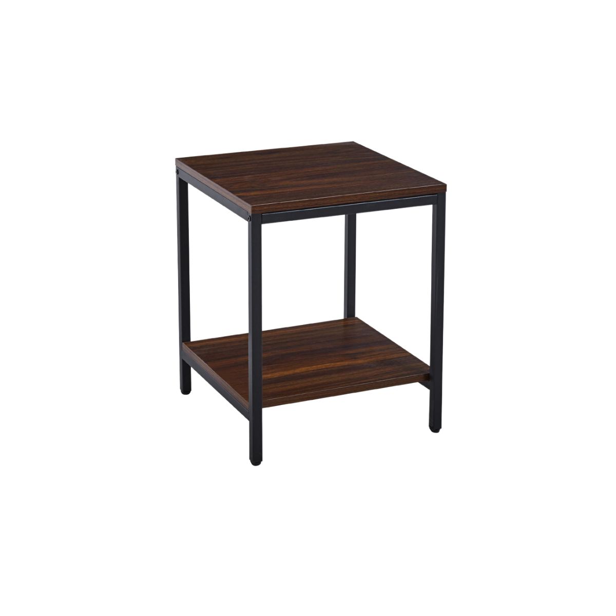 HABITA2 CHILE - Mesa Lateral Texas-2 Niveles Madera Oscura