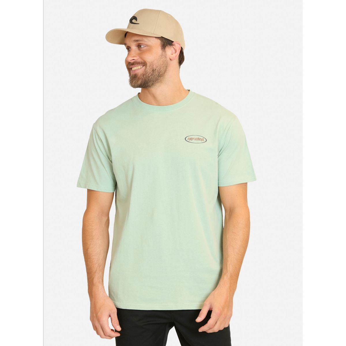 RIP CURL - Polera MC Splash Verde Hombre Rip Curl - Verde
