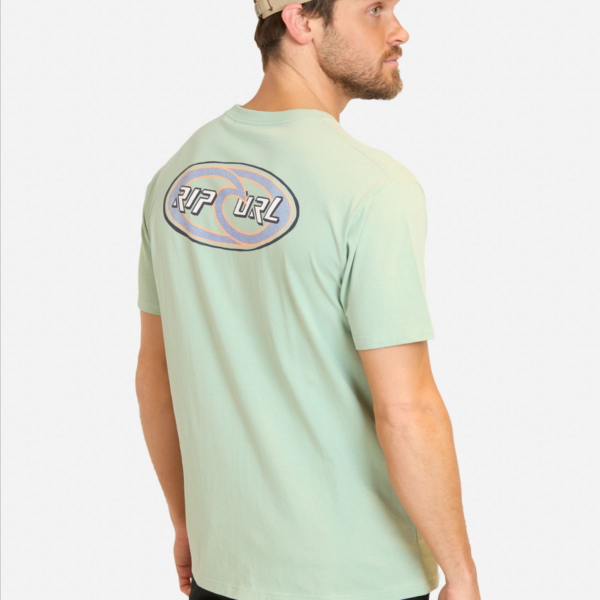 RIP CURL - Polera MC Splash Verde Hombre Rip Curl - Verde