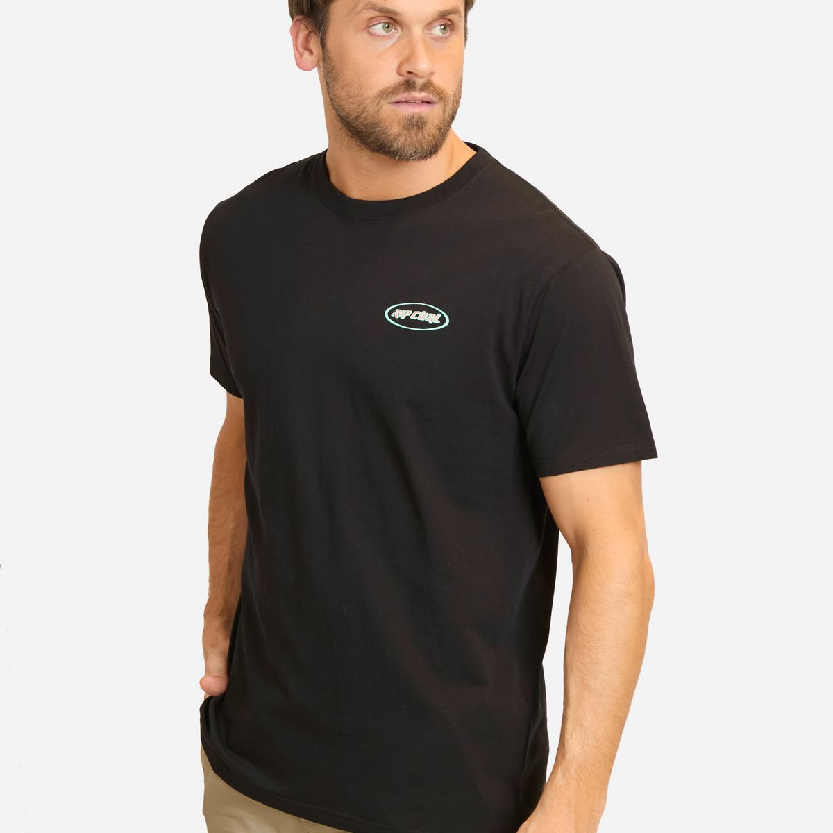 RIP CURL - Polera MC Splash Negro Hombre Rip Curl - Negro