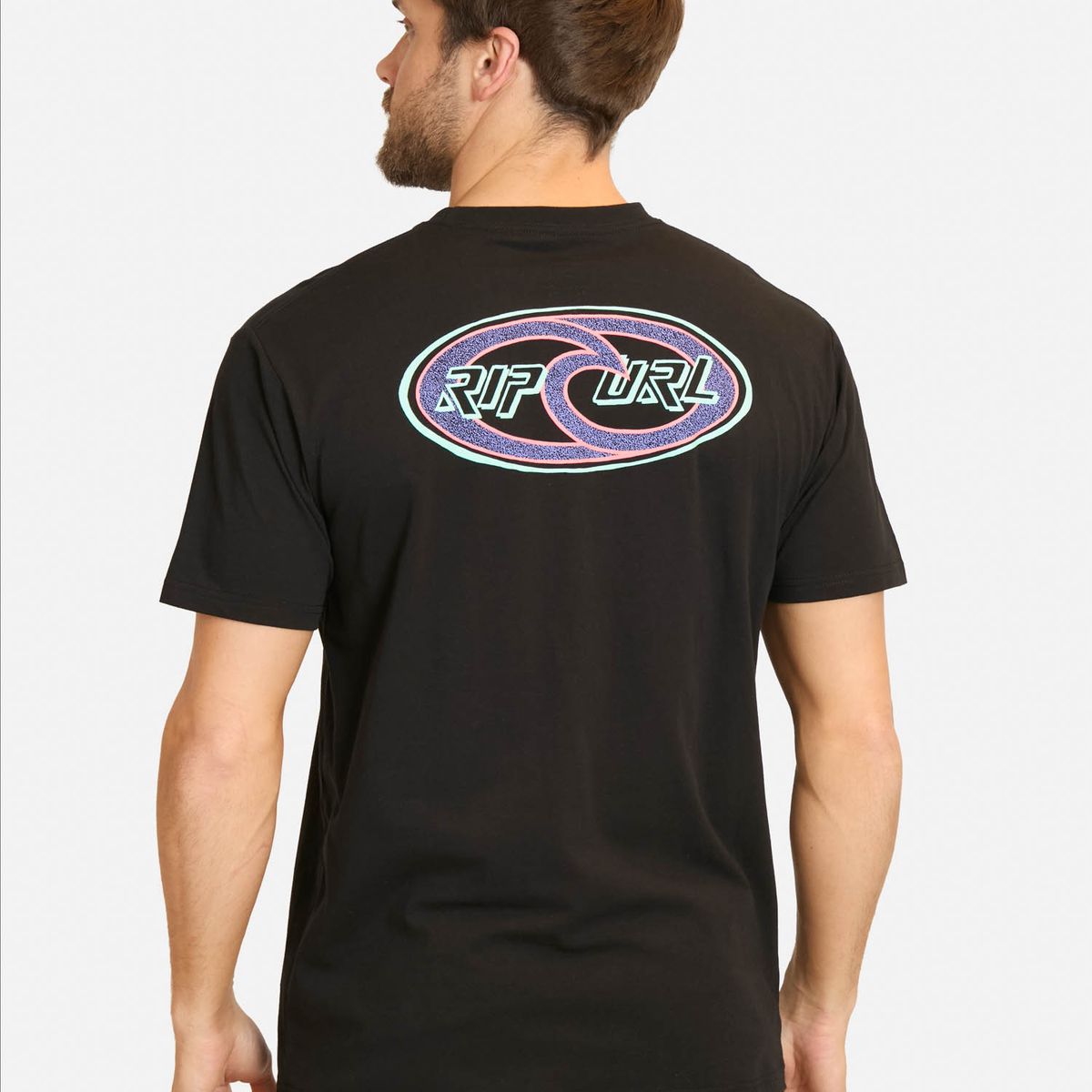 RIP CURL - Polera MC Splash Negro Hombre Rip Curl - Negro