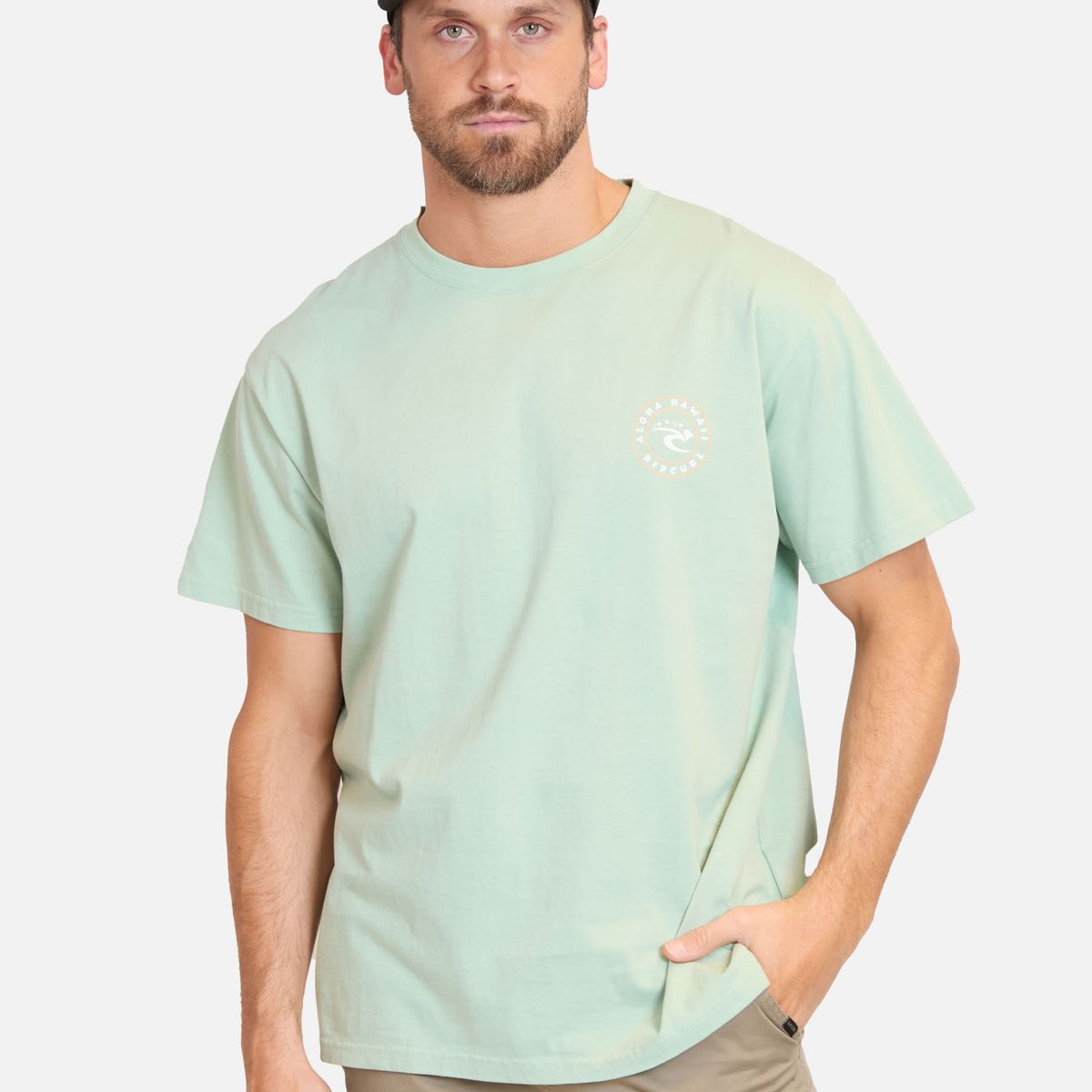RIP CURL - Polera MC Surfero Verde Hombre Rip Curl - Verde