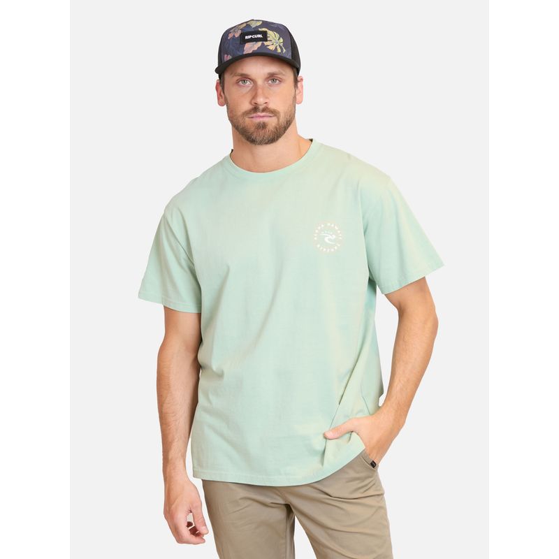 RIP CURL - Polera MC Surfero Verde Hombre Rip Curl - Verde