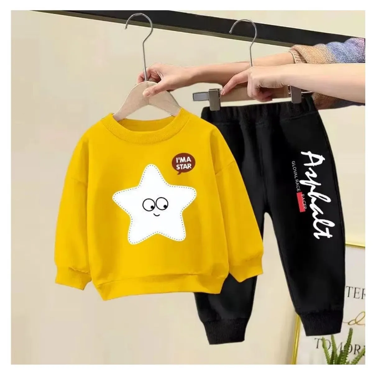 KIVARA - Buzo Niña Infantil Algodon 2 piezas Poleron