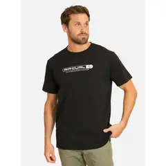 RIP CURL - Polera MC Test Tube Negro Hombre - Negro