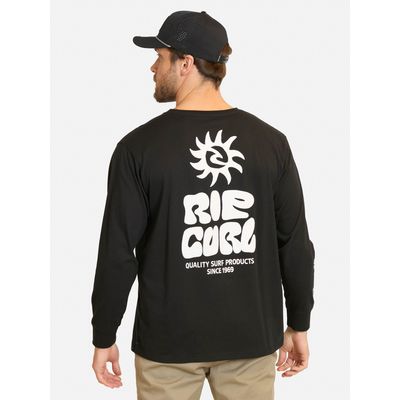 Imagen 2 del producto Polera ML Mist Negro Hombre - Negro