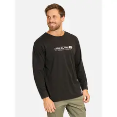 RIP CURL - Polera ML Wild Negro Hombre - Negro