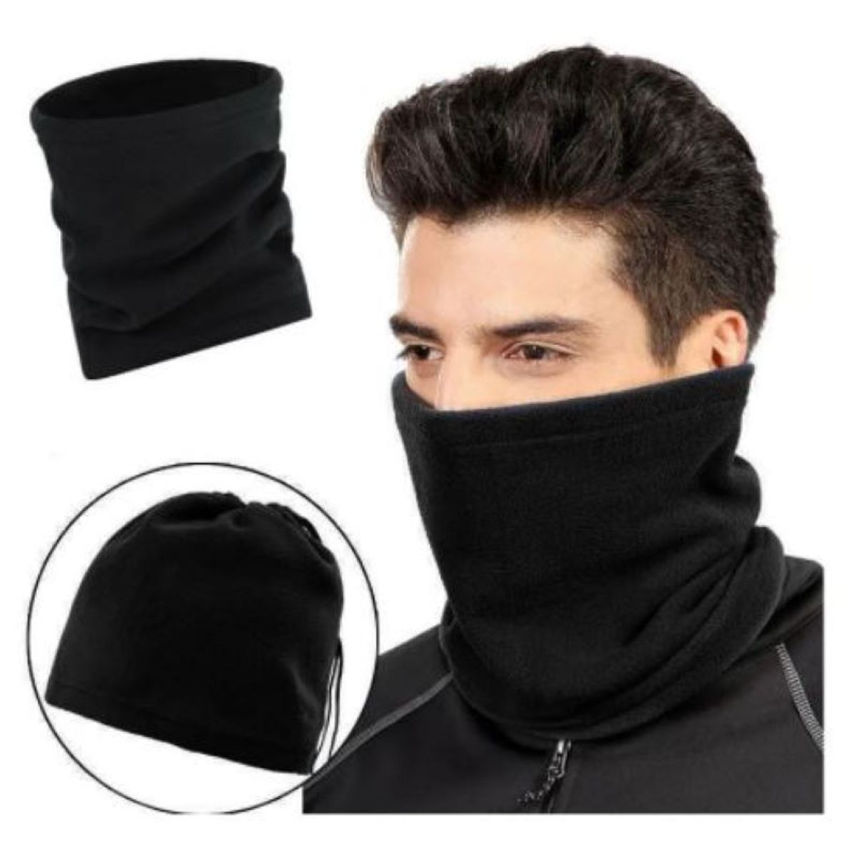 INDUSBORD - Cuello Polar Térmico Con Cordón Ajuste