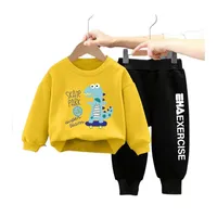 Buzo Niño Infantil Algodon 2 piezas Poleron Dino Skate