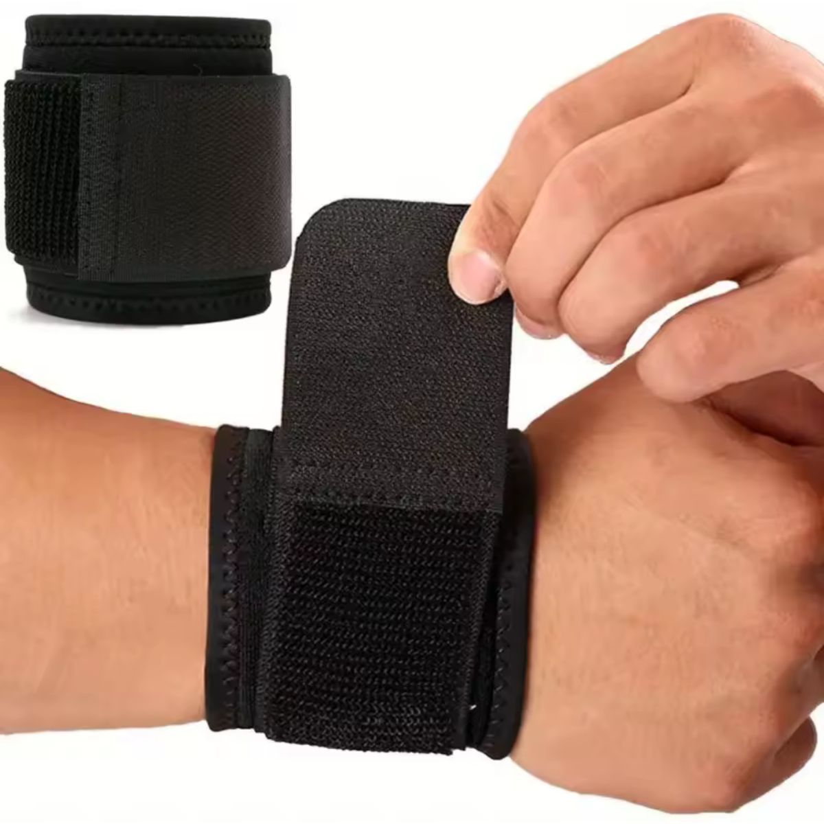 GENERICO - Muñequera Deportiva Ajustable  Protección Y Soporte Para Tu entreno