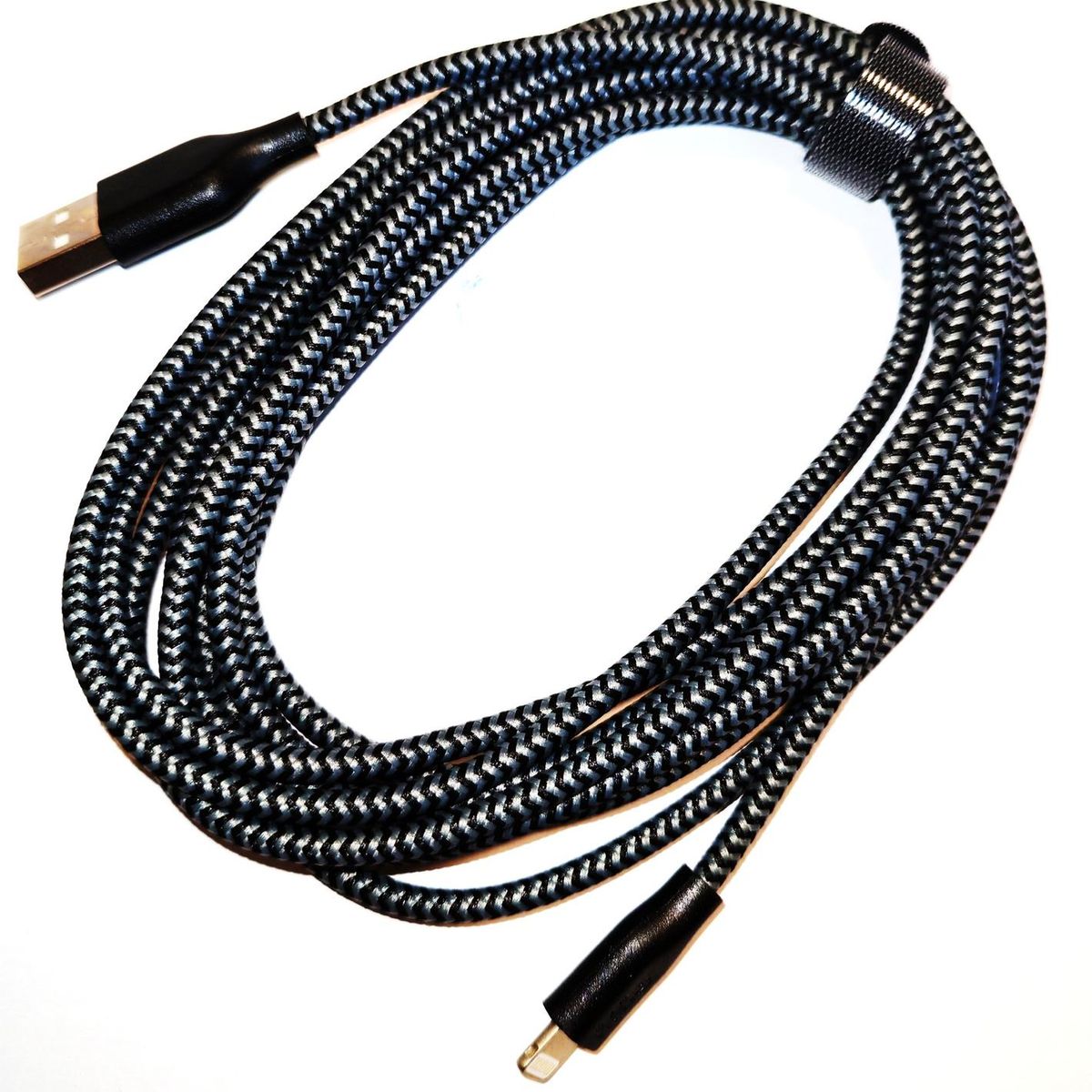 GENERICO - Cable de Entrada Usb Para Lightning Reforzado 3 mtr