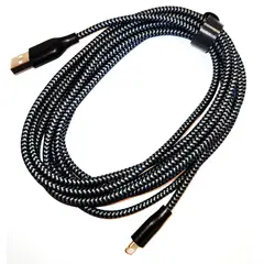 GENERICO - Cable de Entrada Usb Para Lightning Reforzado 3 mtr
