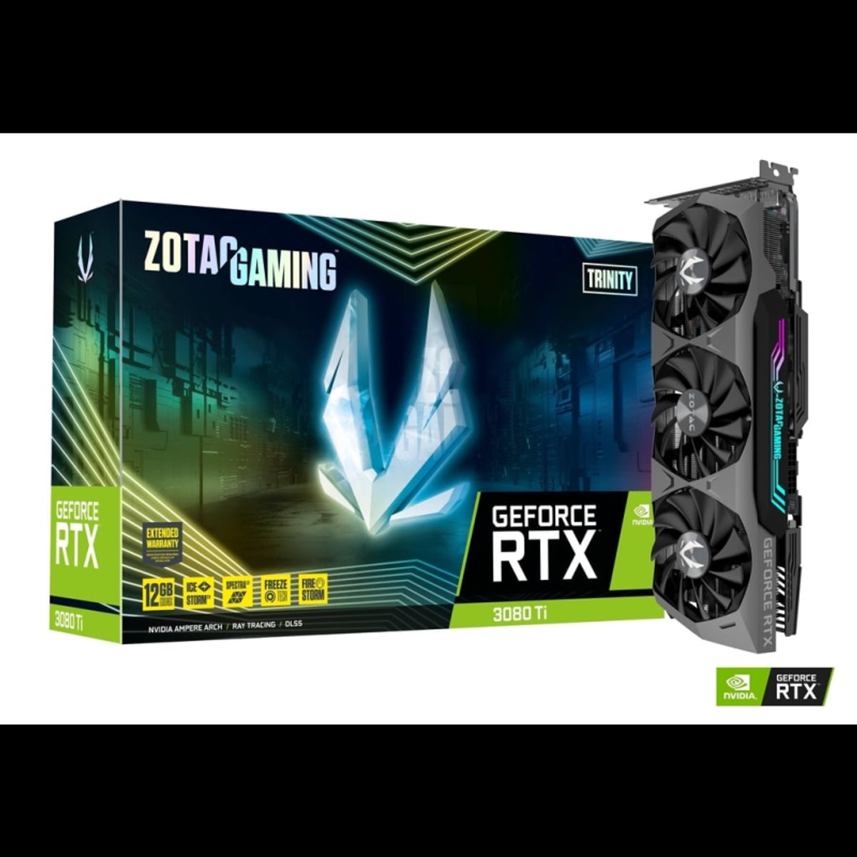 ZOTAC - Tarjeta de Vídeo Zotac Gaming GeForce RTX™ 3080Ti Trinity 12GB