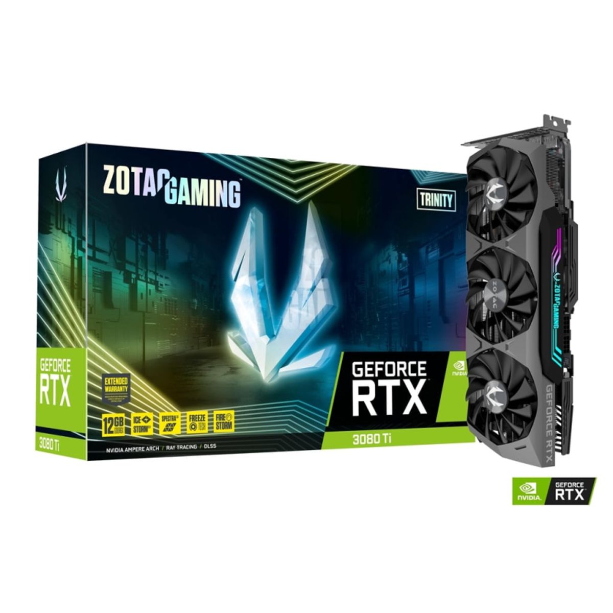 ZOTAC - Tarjeta de Vídeo Zotac Gaming GeForce RTX™ 3080Ti Trinity 12GB