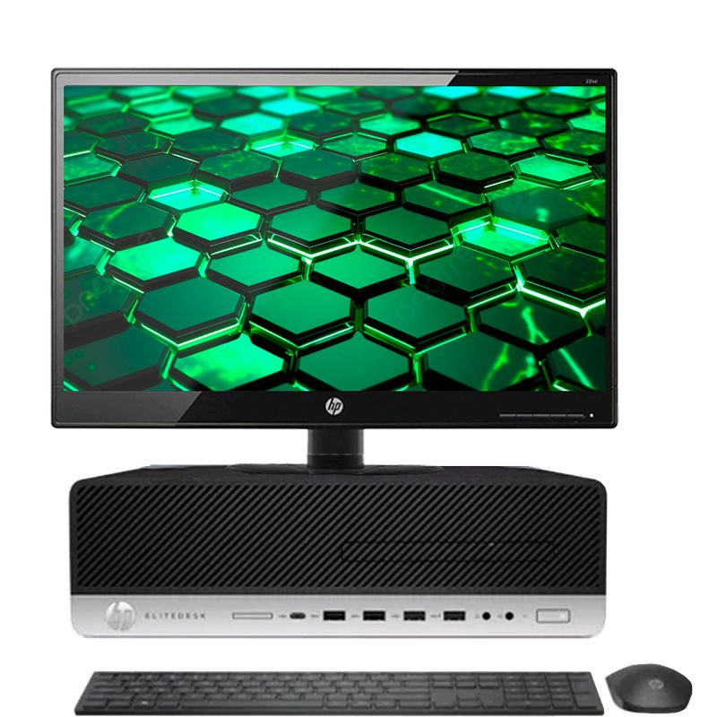 HP - Pc HP Elitdesk 800G4 + Monitor HP V214A