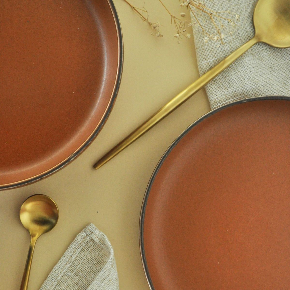 DECO EXPRESS - Juego De Vajilla 25 piezas Loza Cerámica Toscana