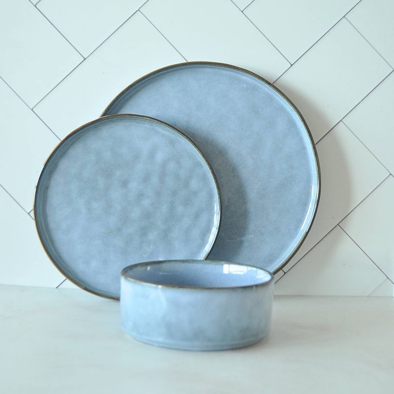 Cristar Vajilla Vidrio Azul Vajillas Modernas Proveedores Vajillas Para Restaurantes Vajilla