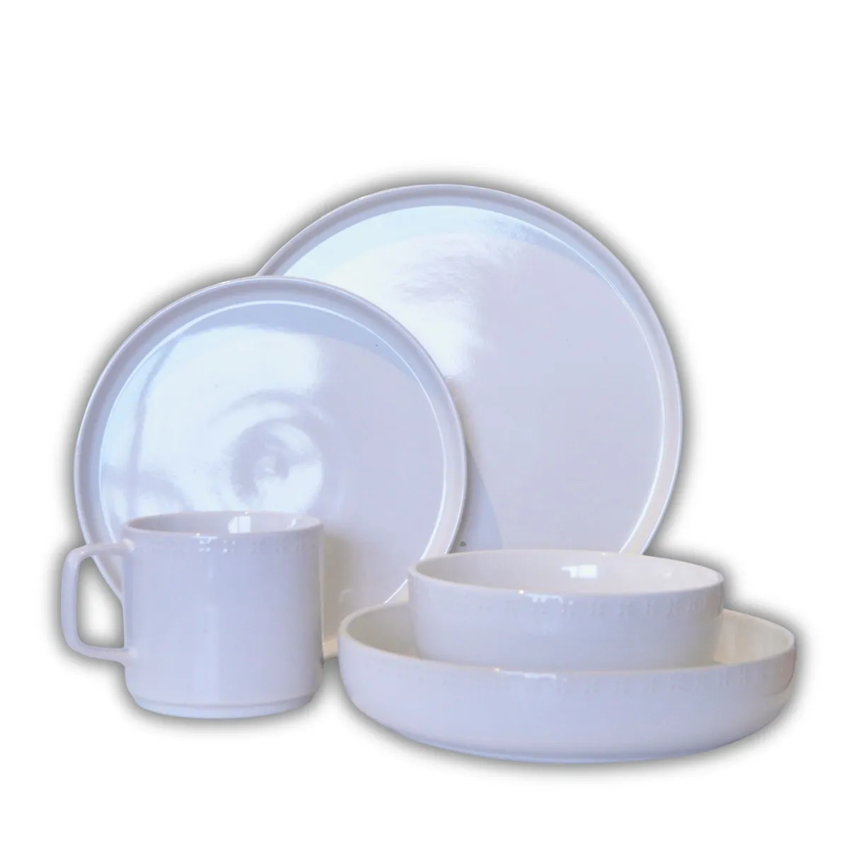 DECO EXPRESS - Juego De Vajilla 30 piezas Loza Cerámica Manhattan