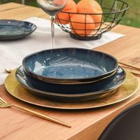 Juego De Vajilla 18 piezas Loza Cerámica Oporto