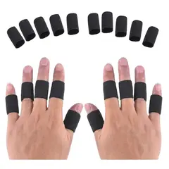 GENERICO - Protector Elástico Para Dedos Deportes Y Fitness 10 Unidades