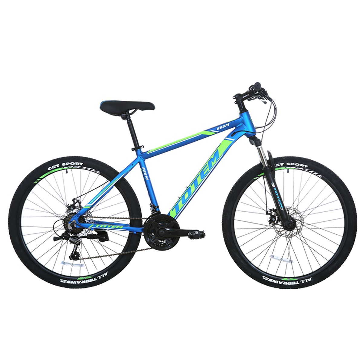 TOTEM - BICICLETA TOTEM MTB ARO 26 MODELO Y660M AZUL VERDE