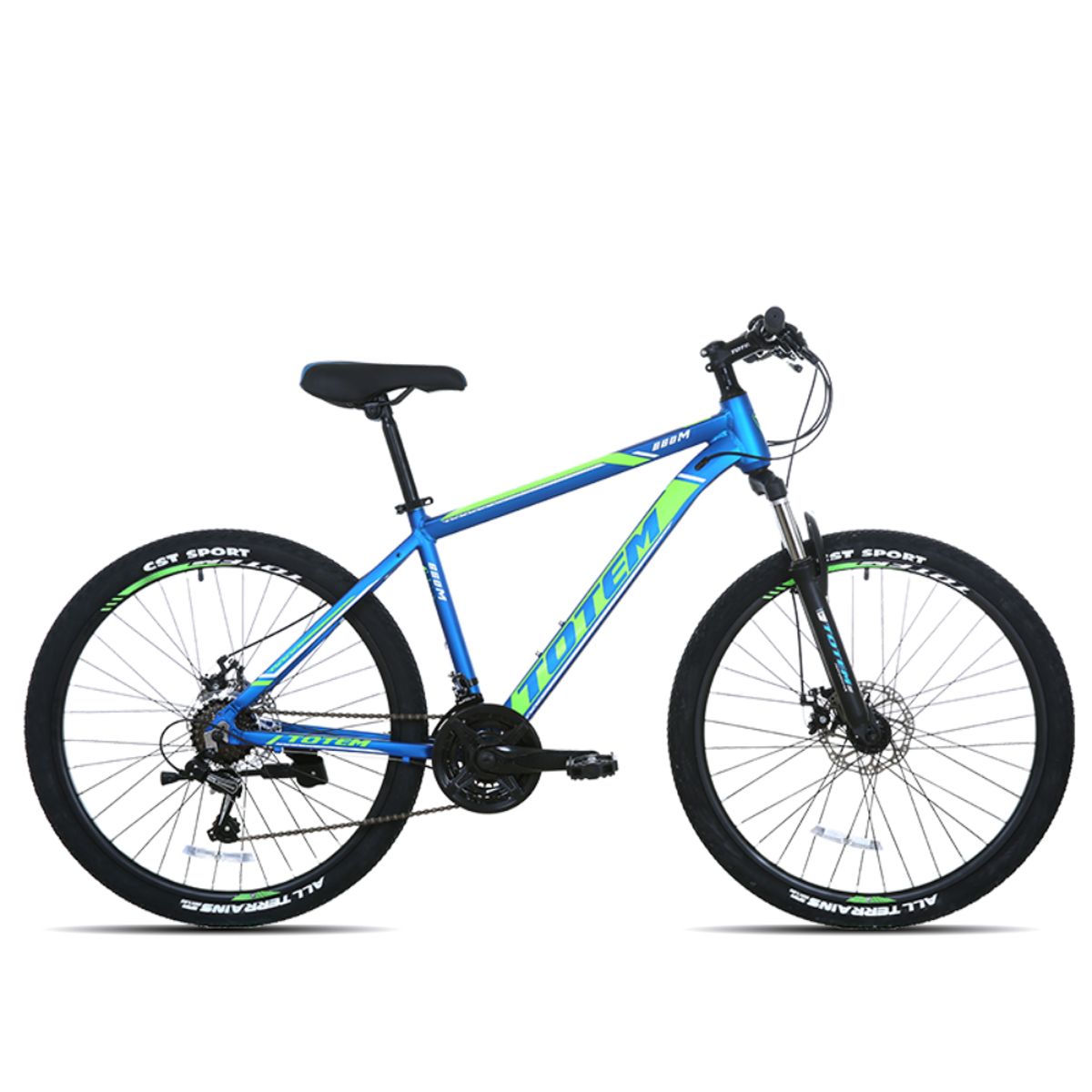 TOTEM - BICICLETA TOTEM MTB ARO 26 MODELO Y660M AZUL VERDE