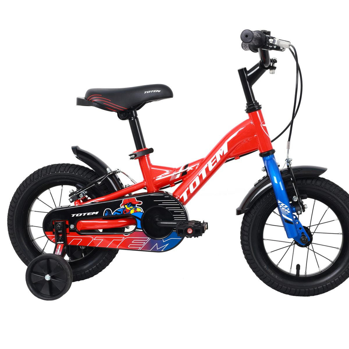TOTEM - BICICLETA TOTEM INFANTIL ARO 12 ROCK-X COLOR ROJO