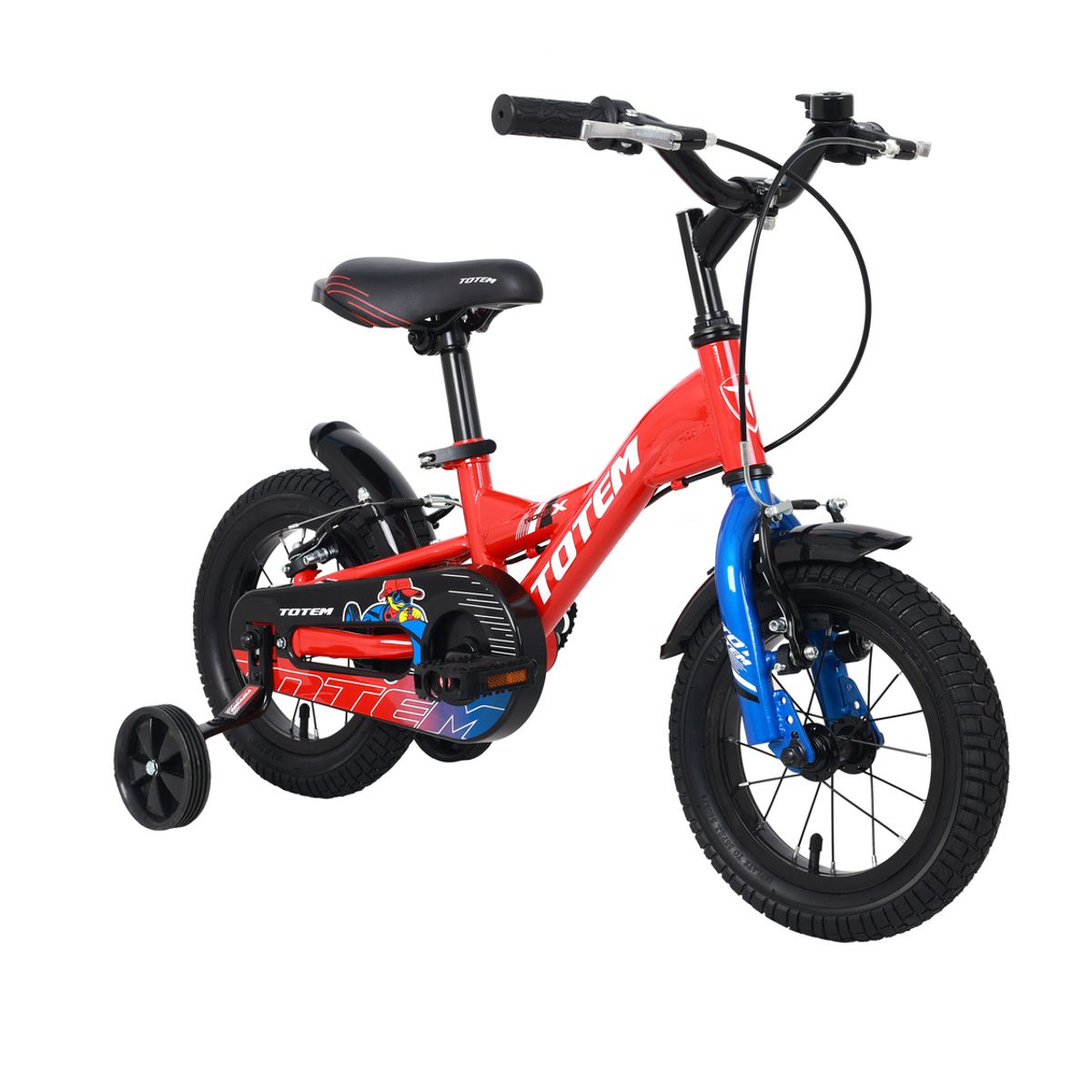 TOTEM - BICICLETA TOTEM INFANTIL ARO 12 ROCK-X COLOR ROJO