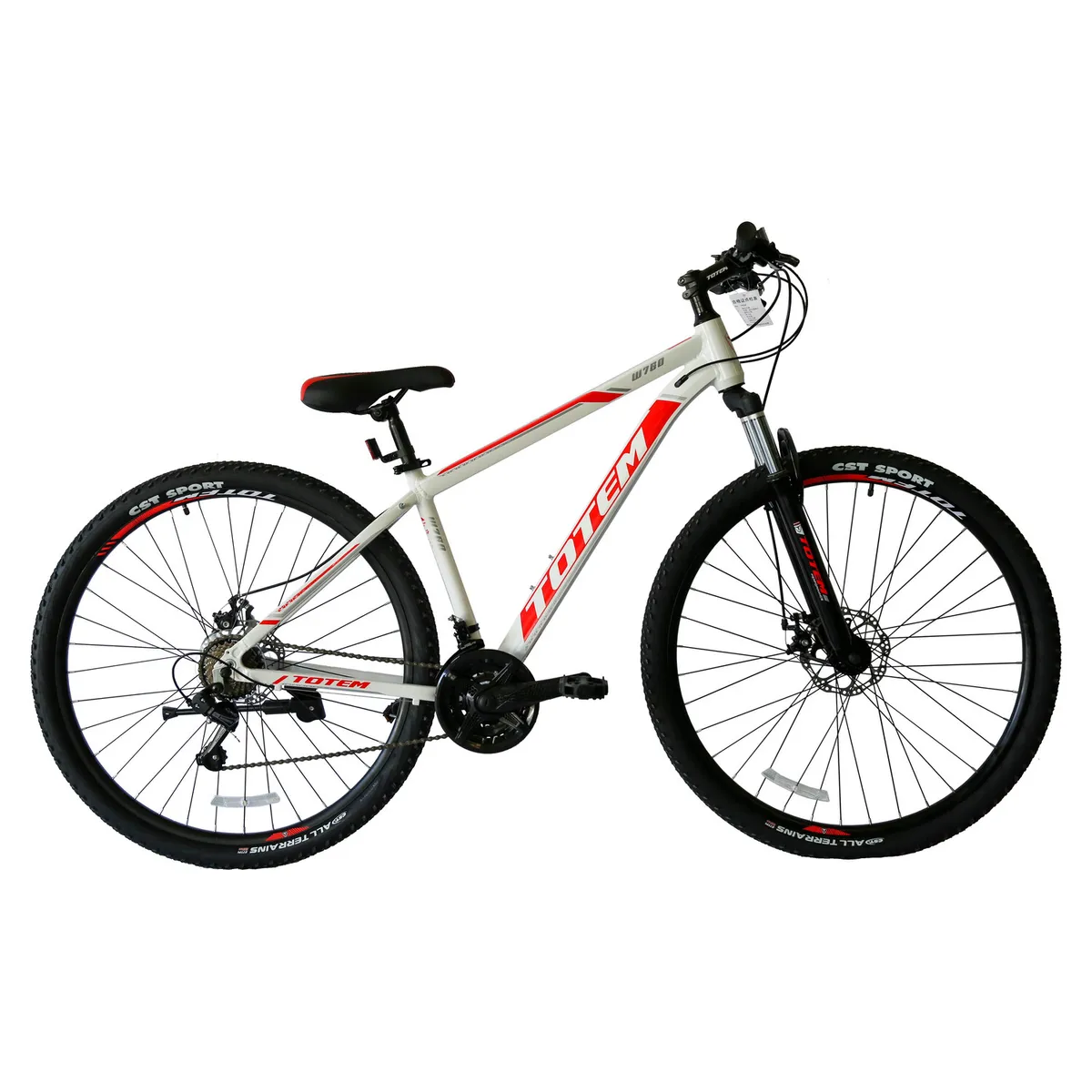 TOTEM - BICICLETA TOTEM MTB ARO 29*17 MOD W760 COLOR BLANCO