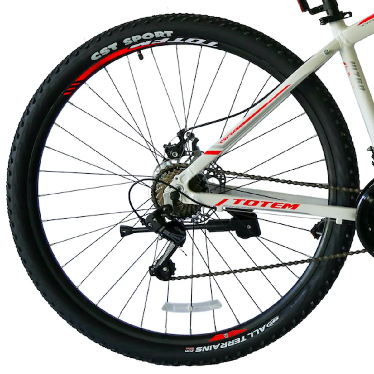 TOTEM - BICICLETA TOTEM MTB ARO 29*17 MOD W760 COLOR BLANCO