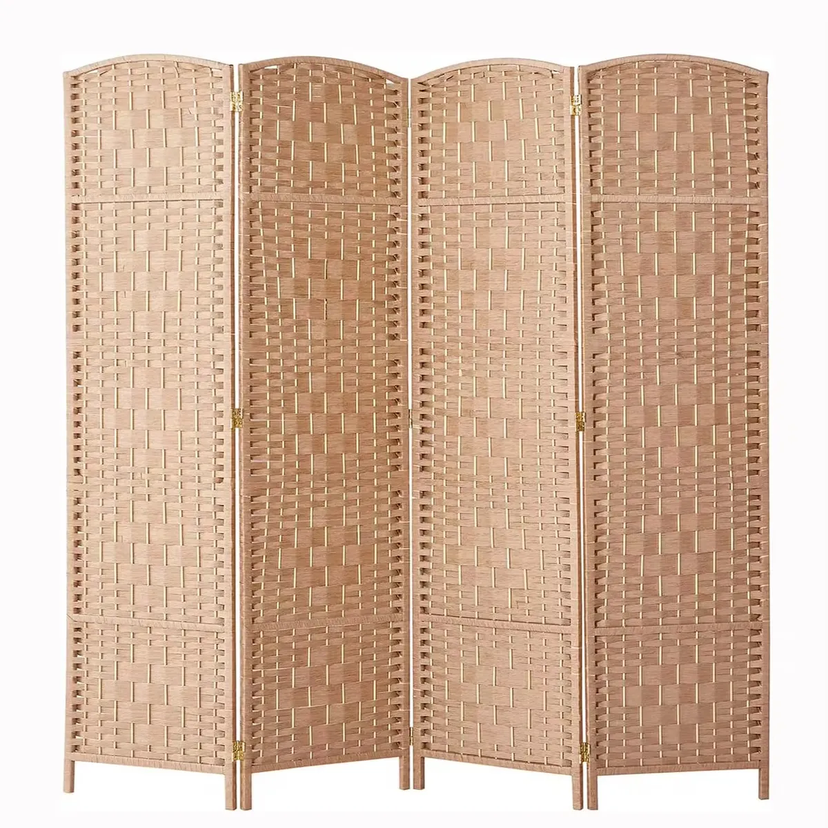 GENERICO - Biombo Separador de Ambientes De 4 Paneles