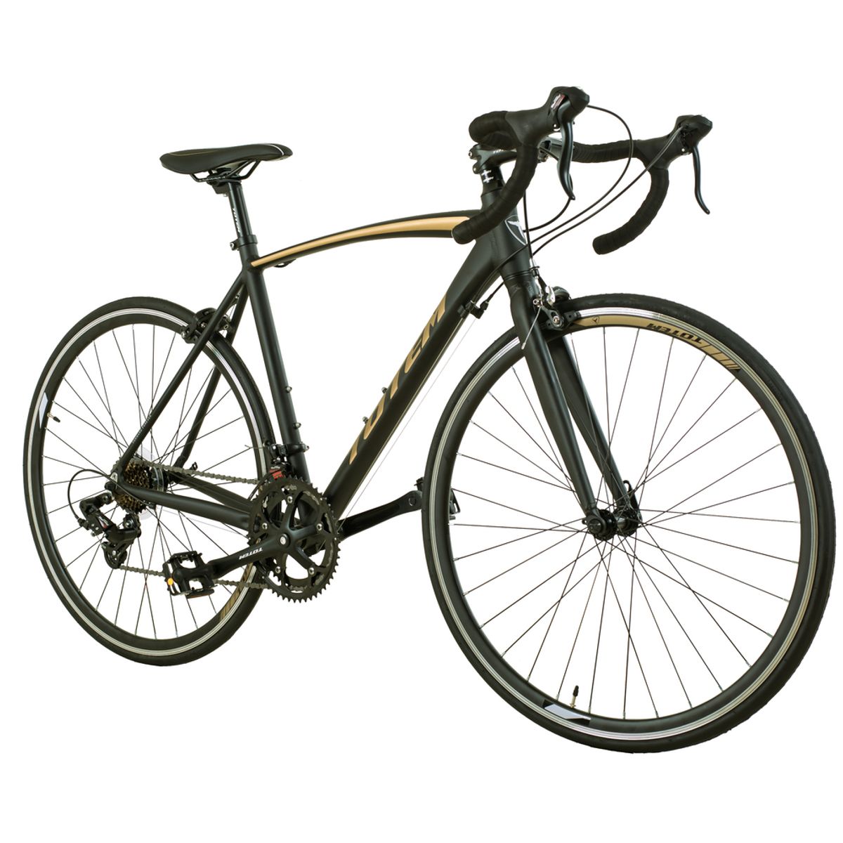TOTEM - BICICLETA DE RUTA TOTEM SINCLAIR 700*52 NEGRO CAFE