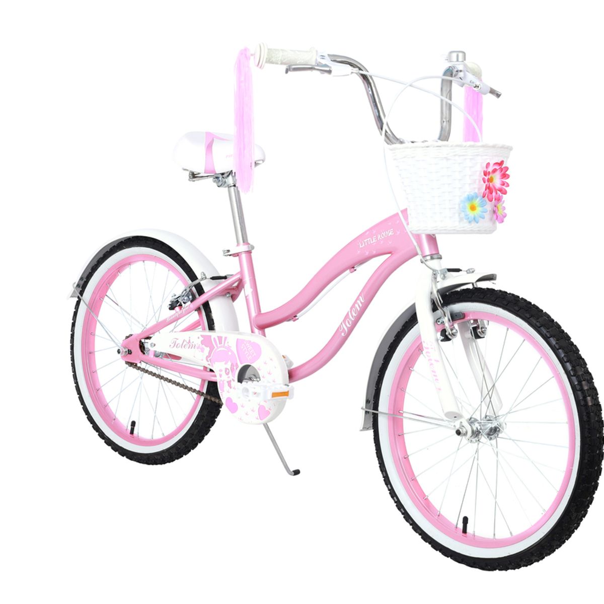 TOTEM - BICICLETA TOTEM INFANTIL ARO 20 LITTLE ROUSE COLOR ROSADO