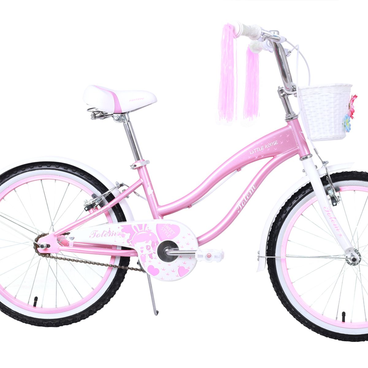 TOTEM - BICICLETA TOTEM INFANTIL ARO 20 LITTLE ROUSE COLOR ROSADO