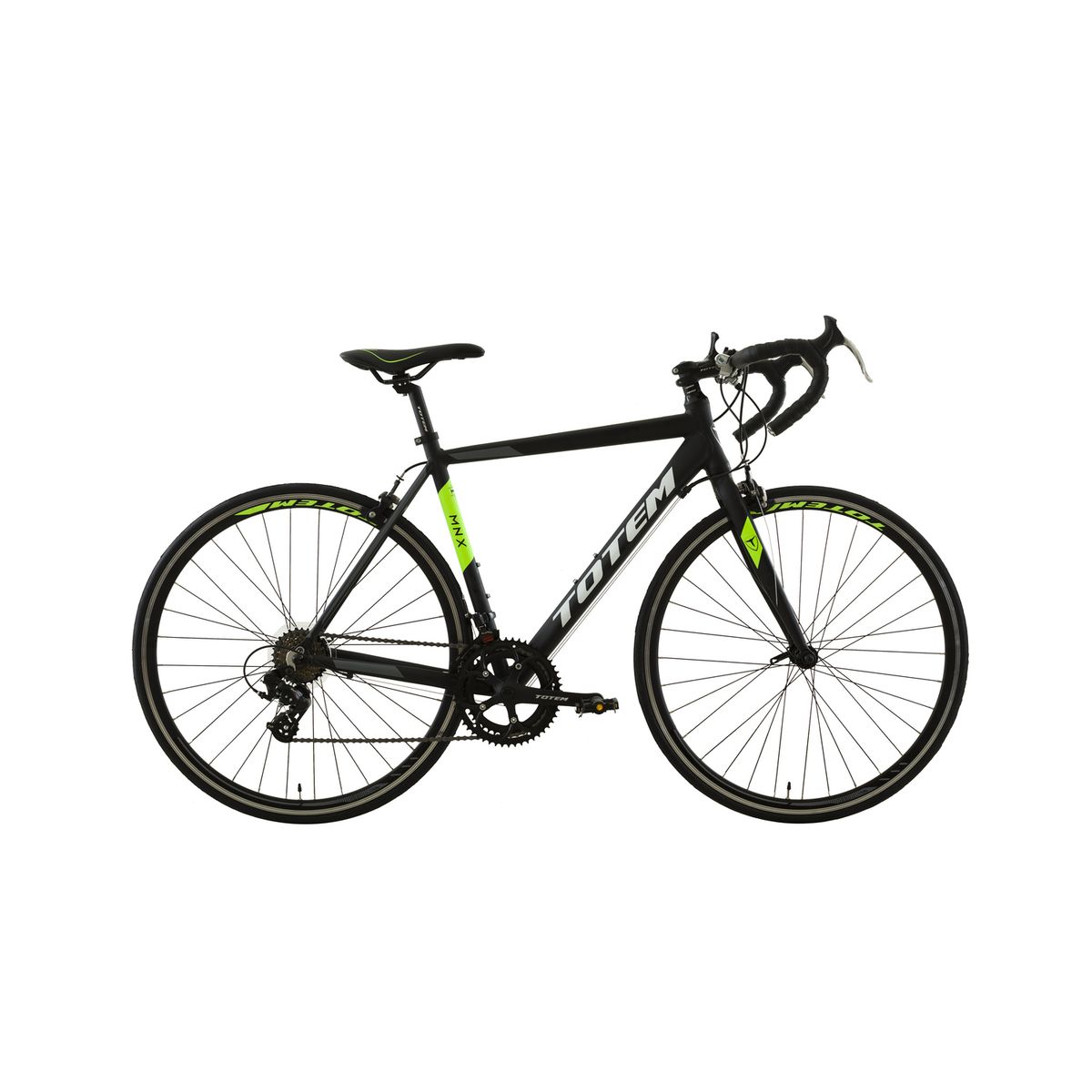 TOTEM - BICICLETA DE RUTA TOTEM 700*52 MNX NEGRO CON VERDE