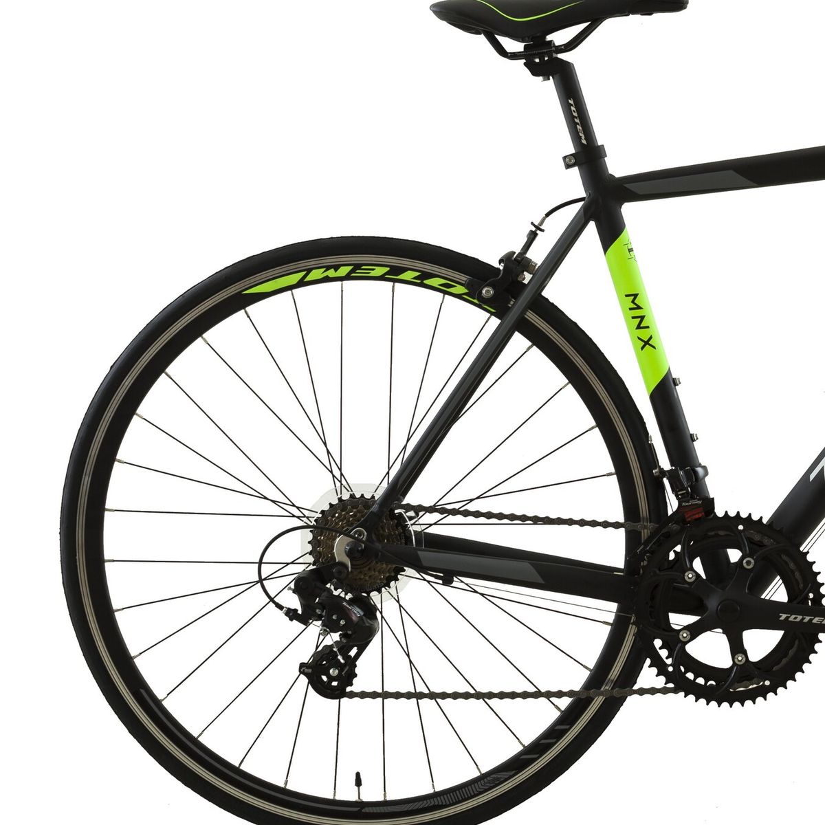 TOTEM - BICICLETA DE RUTA TOTEM 700*52 MNX NEGRO CON VERDE