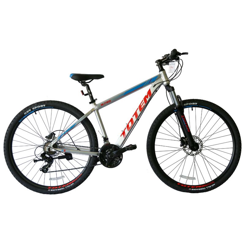 TOTEM - BICICLETA TOTEM MTB ARO 29*17 MOD W790 COLOR PLATEA