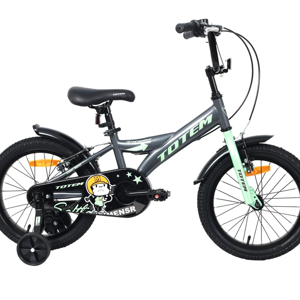 TOTEM - BICICLETA TOTEM INFANTIL ARO 16 MODELO STREET MACHINE GRIS