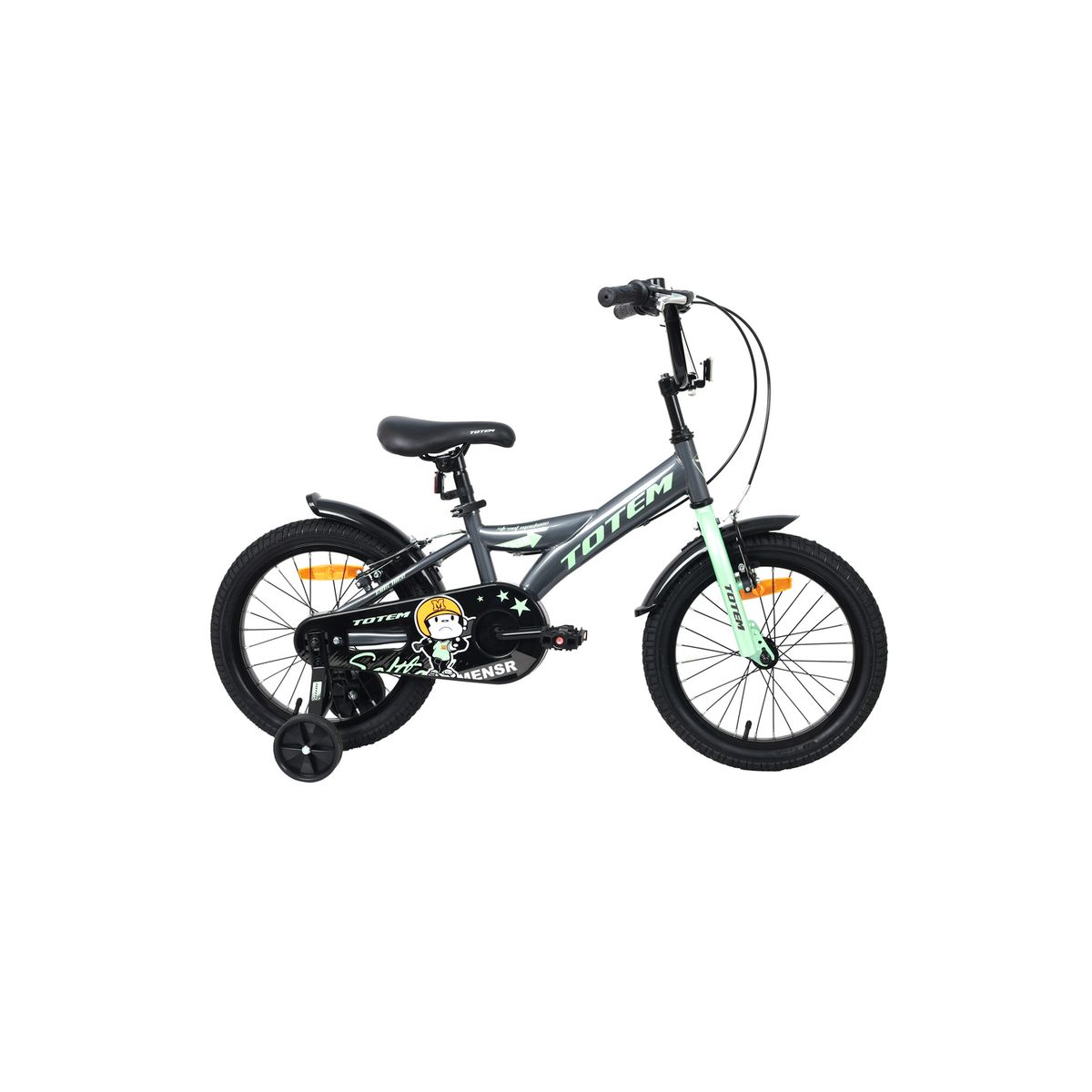 TOTEM - BICICLETA TOTEM INFANTIL ARO 16 MODELO STREET MACHINE GRIS