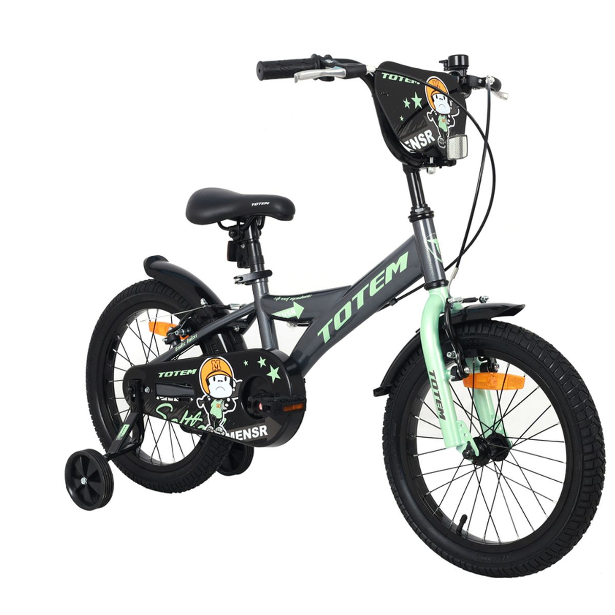 TOTEM - BICICLETA TOTEM INFANTIL ARO 16 MODELO STREET MACHINE GRIS