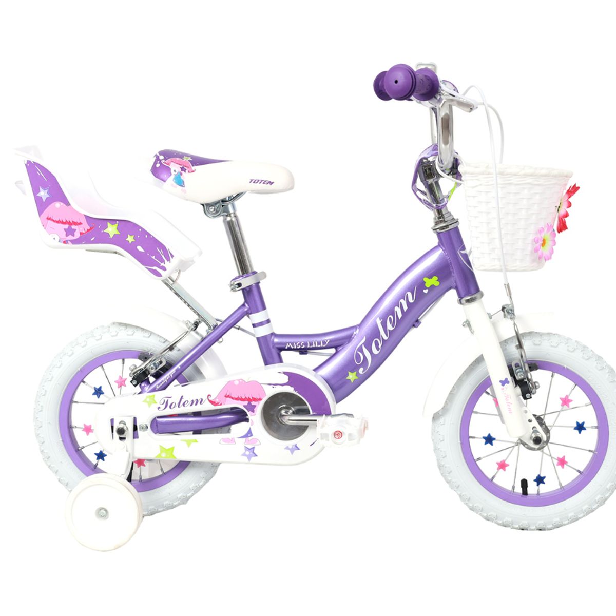 TOTEM - BICICLETA TOTEM INFANTIL ARO 12 MISS LILLY COLOR MORADO