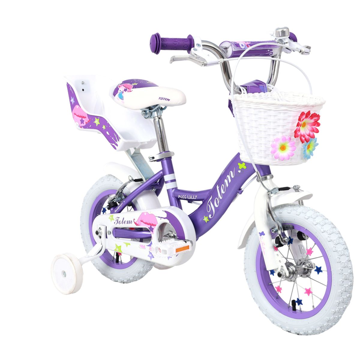 TOTEM - BICICLETA TOTEM INFANTIL ARO 12 MISS LILLY COLOR MORADO