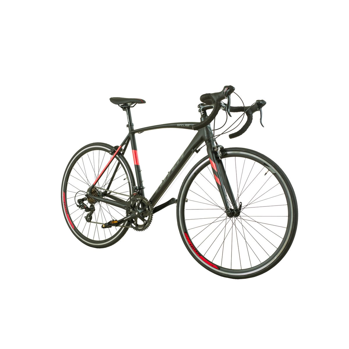 TOTEM - BICICLETA DE RUTA TOTEM SINCLAIR 700*54 NEGRO ROJO