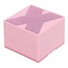 GEN - Mini Parlante Recargable Bluetooth Portatil BT Cubo Bolsillo - Rosa