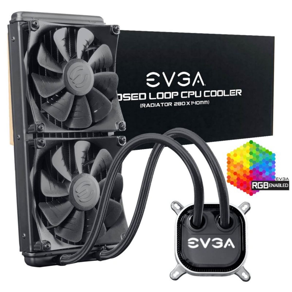 EVGA - Refrigeración Líquida EVGA CLC 280 CPU Cooler RGB Led