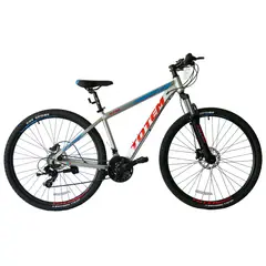 TOTEM - BICICLETA MTB ARO 27.5*17 MOD W790 PLATEADO