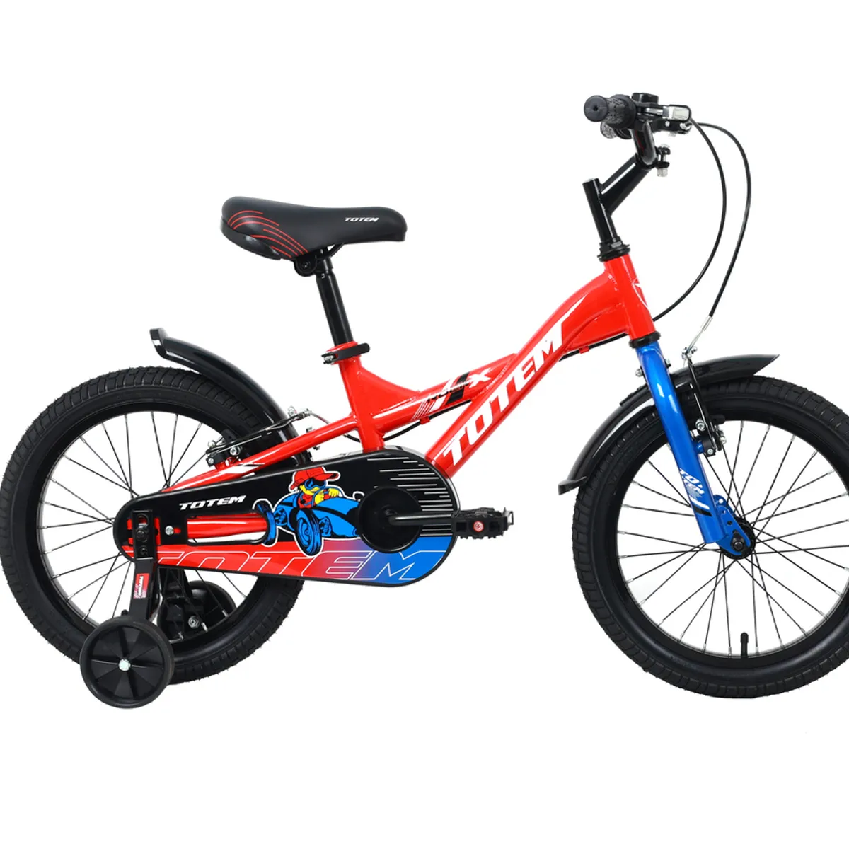 TOTEM - BICICLETA TOTEM INFANTIL ARO 16 ROCK-X  COLOR ROJO