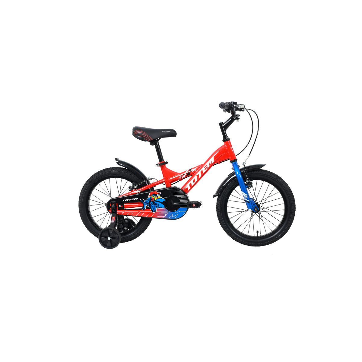 TOTEM - BICICLETA TOTEM INFANTIL ARO 16 ROCK-X  COLOR ROJO