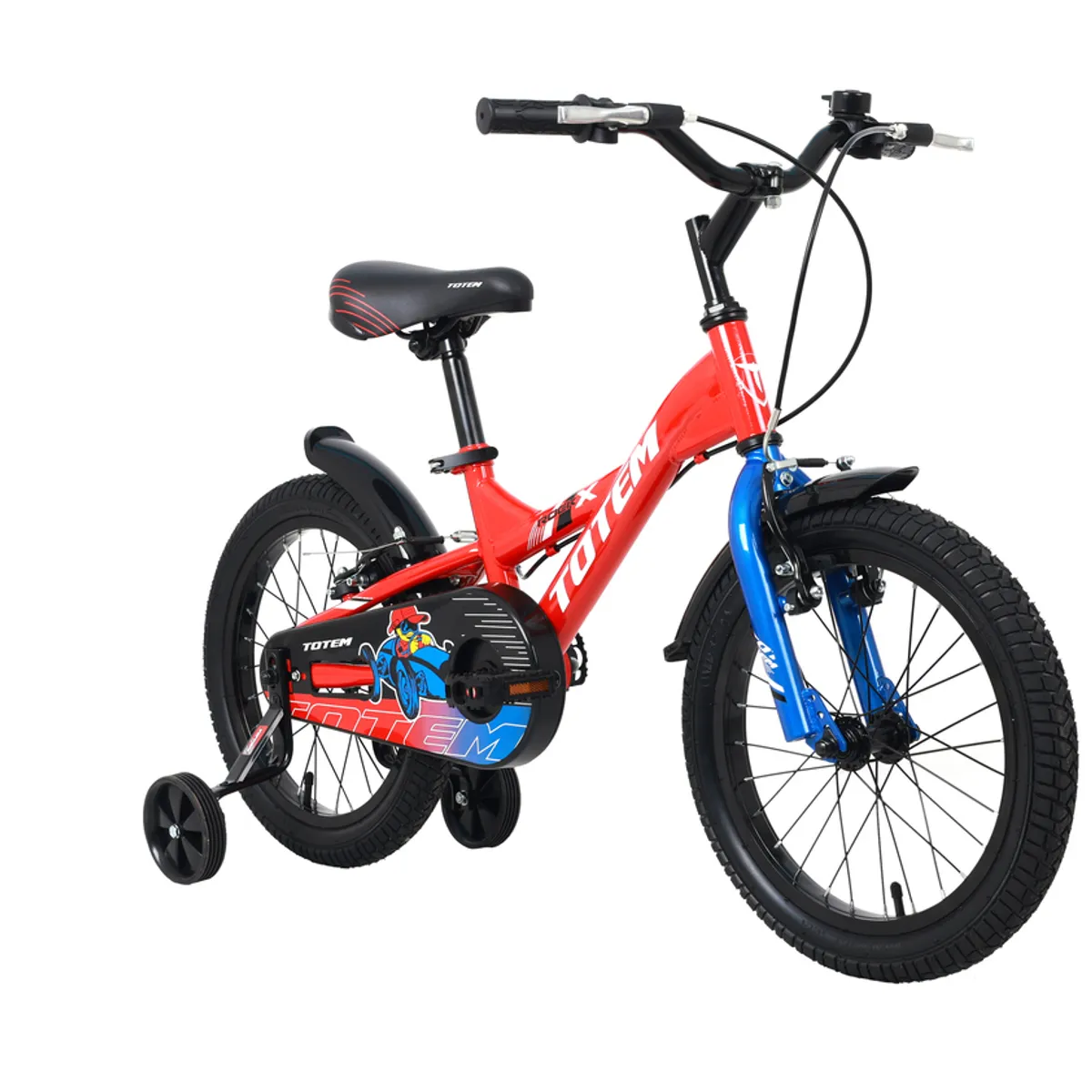 TOTEM - BICICLETA TOTEM INFANTIL ARO 16 ROCK-X  COLOR ROJO