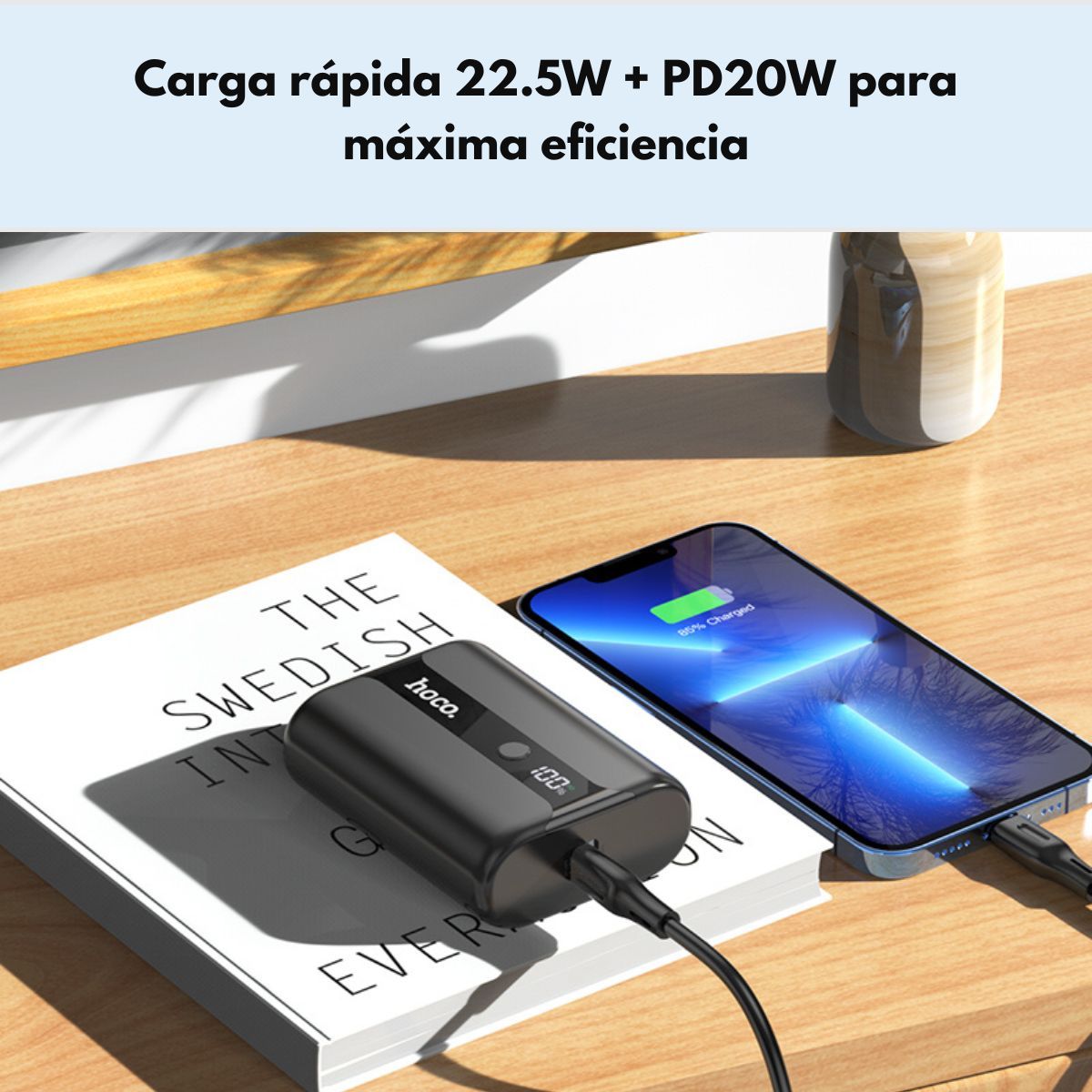 HOCO - Bateria Externa Power Bank Hoco Q3 Pro Compatible iPhone